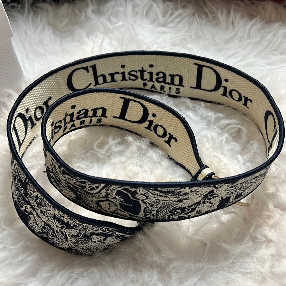 Authentic Christian Dior guitar strap